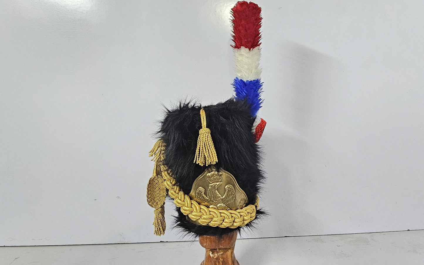 Napoleonic 1st Empire French Imperial Guard Shako Hat – Handmade with Plume