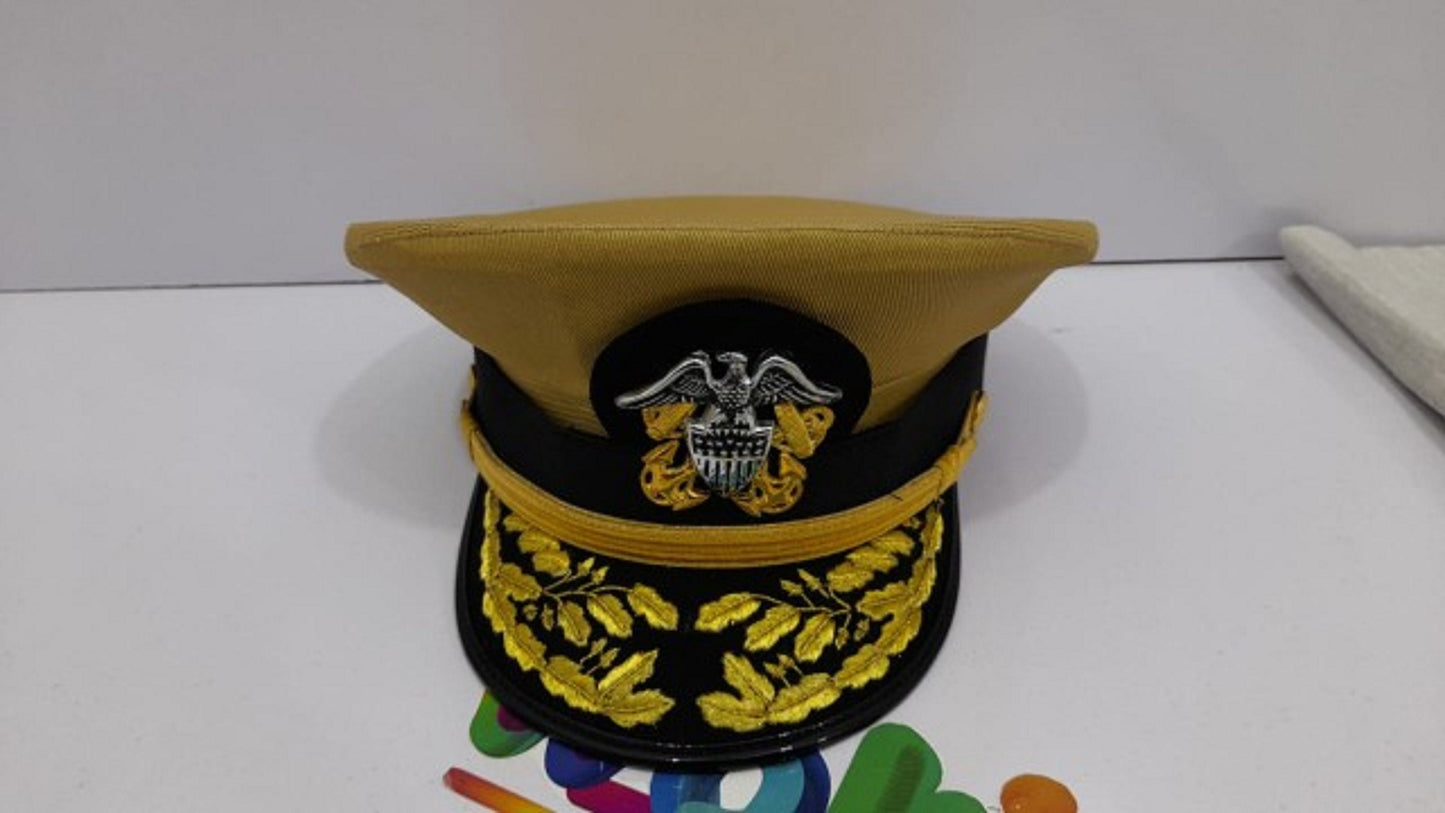 USA NAVY COMMANDER admiral cap
