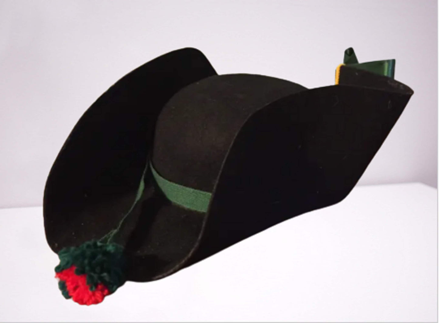Hand Crafted Fur Felt Revolutionary War Hessian Cocked Hat