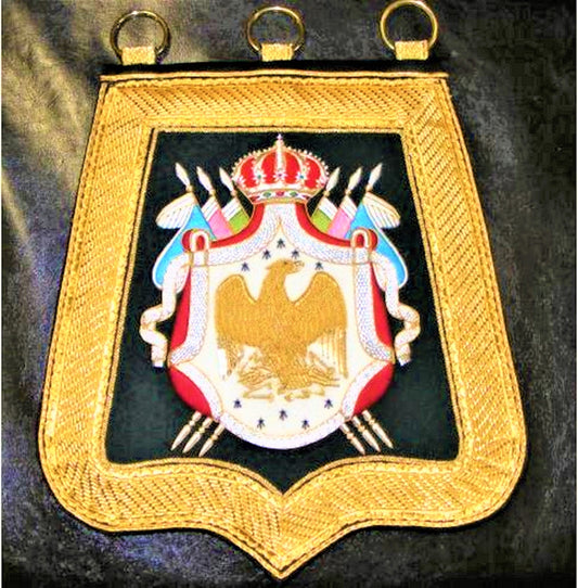 France nepoleon Officer chasseur à cheval de la garde, sabretache with embroidered eagle