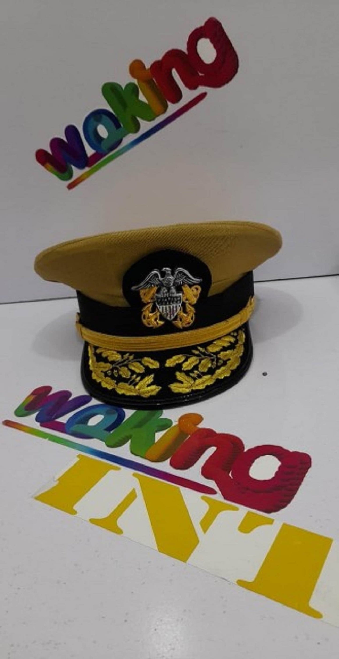 USA NAVY COMMANDER admiral cap