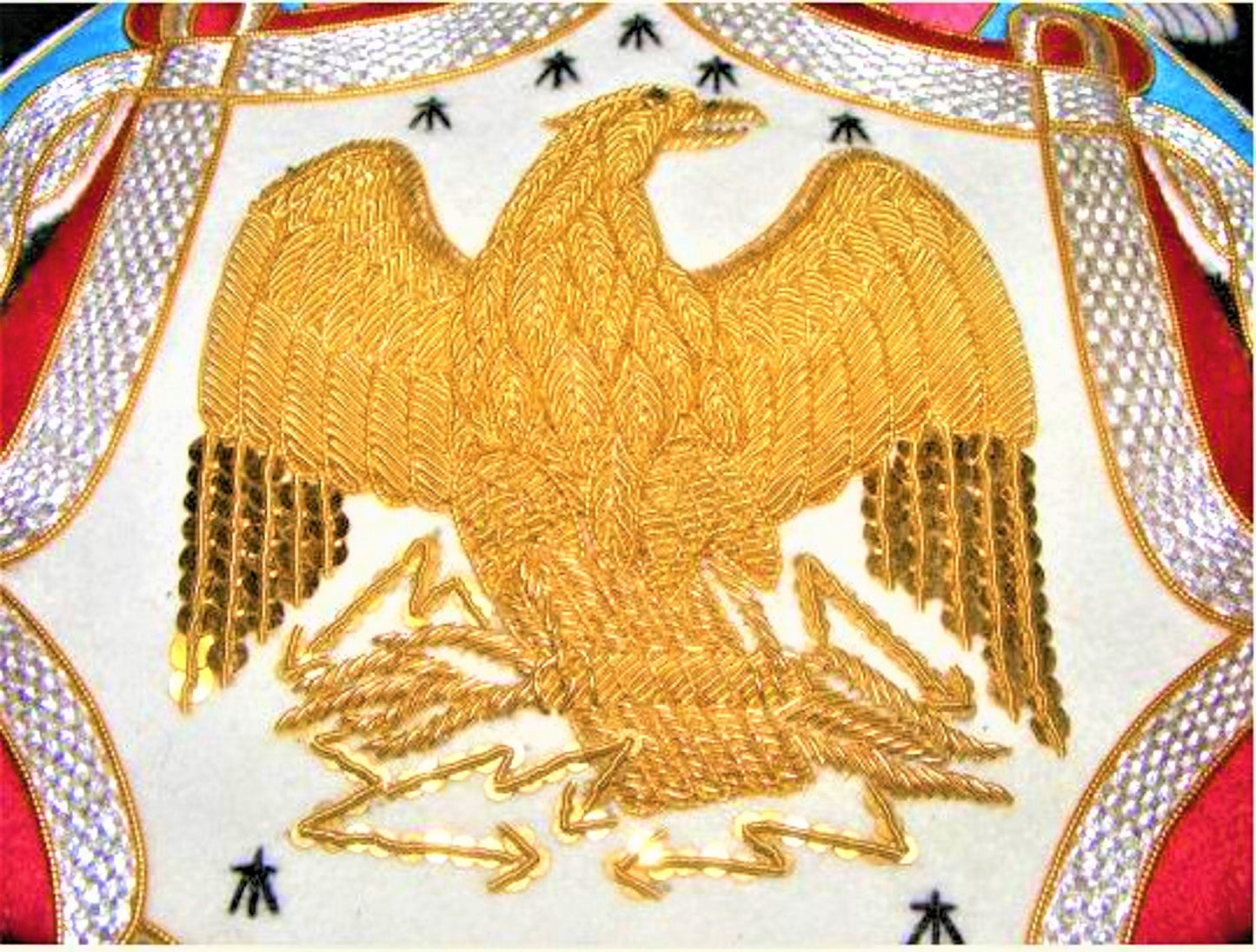 France nepoleon Officer chasseur à cheval de la garde, sabretache with embroidered eagle
