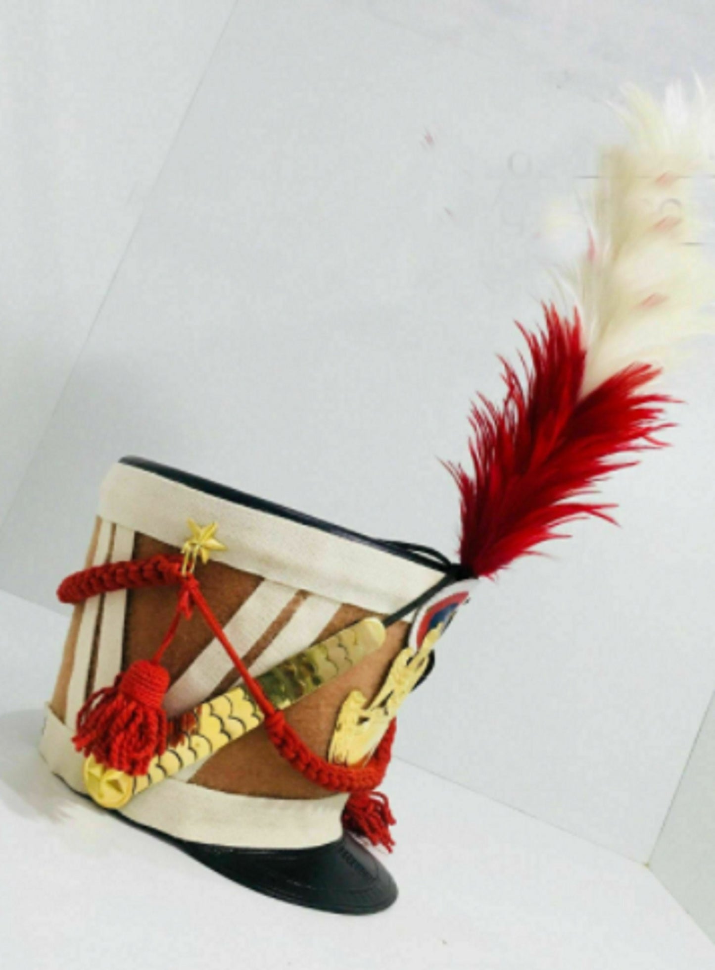 Chako Pickelhaube shako France Napoleon Waterloo line infantry Helmet J30