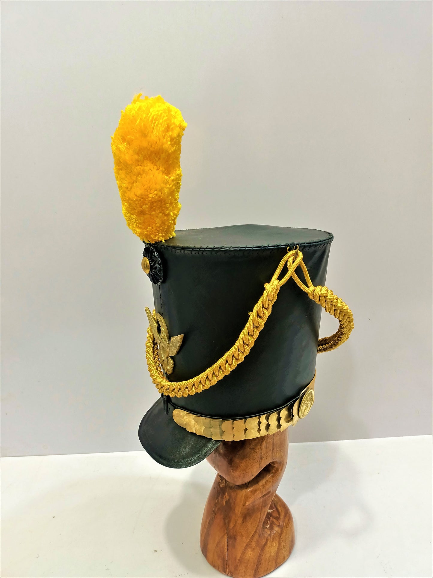 Virginia Militia Officer Bell Crown Shako Hat