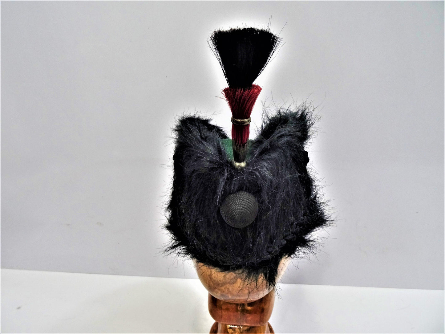 British WW1 Kings Royal Rifle busby hat crops in 1880 Reproduction
