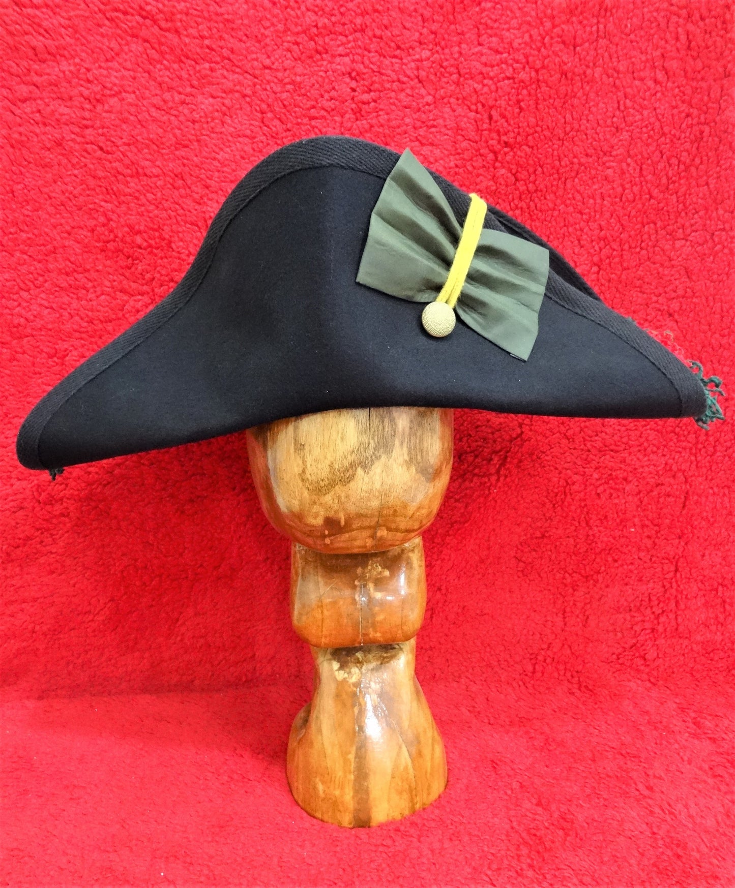 Hand Crafted Fur Felt Revolutionary War Hessian Cocked Hat