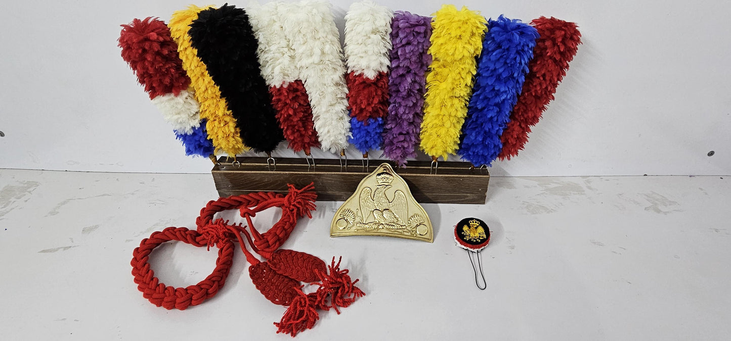 French Napoleonic Shako Helmet Accessories