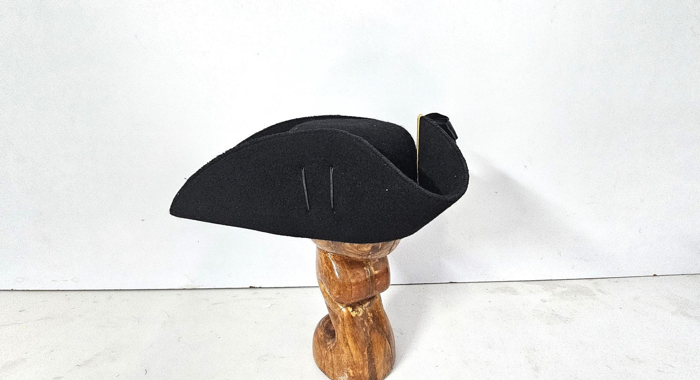 Wool Felt Cocked Hat 18th Century replica
