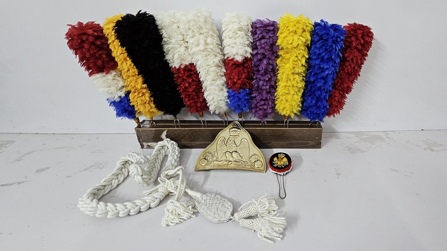 French Napoleonic Shako Helmet Accessories