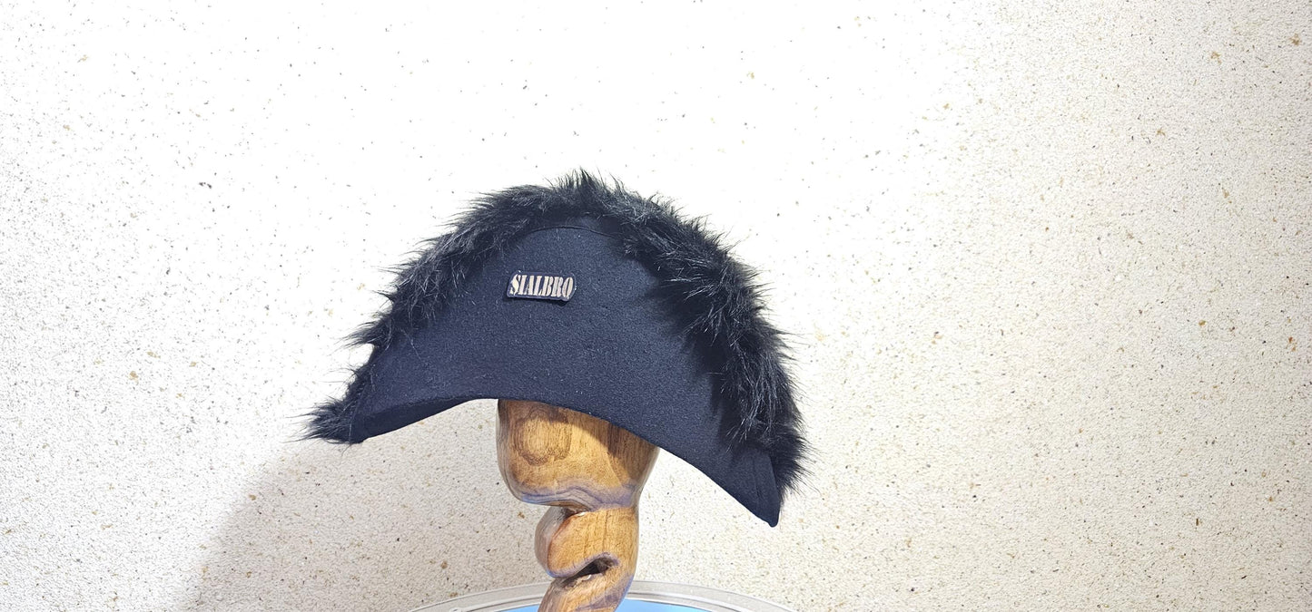 Napoleonic 17th-18th Century British French Officer Bicorn Hat