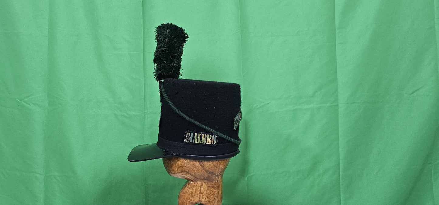 Belgic Shako Hat: 95th Rifles Replica - Napoleonic War Reenactment